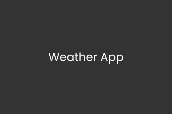 Weather App